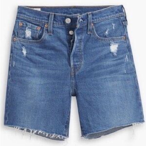 LEVI 501® HIGH RISE MID-THIGH SHORTS